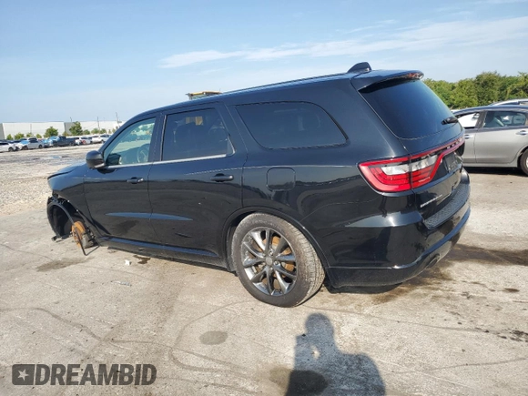 2017 Dodge Durango GT with VIN 1C4RDHDG5HC796594, listed as a Copart auction lot 58473035 with 164,522 mi miles and Salvage title. Bid and sale history available at DreamBid. Image 2.