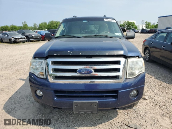 2011 Ford Expedition Max XLT with VIN 1FMJK1J56BEF30053, listed as a Copart auction lot 59541665 with 184,885 mi miles and Salvage title. Bid and sale history available at DreamBid. Image 5.