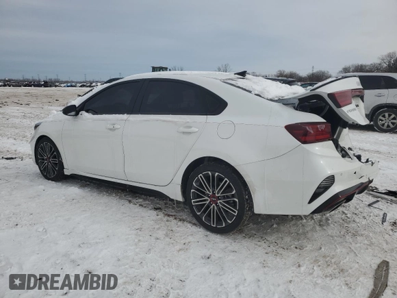 2024 Kia Forte GT with VIN 3KPF44AC9RE717922, listed as a Copart auction lot 45306915 with 16,472 mi miles and Salvage Title. Bid and sale history available at carsss.com. Image 2.