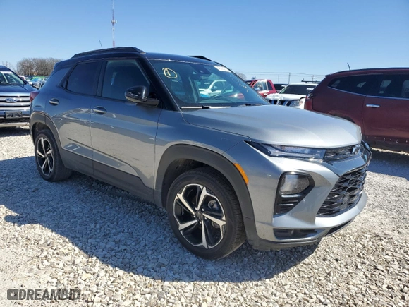 2023 Chevrolet TrailBlazer RS with VIN KL79MTSL4PB119539, listed as a Copart auction lot 46995275 with 43,147 mi miles and Salvage Title. Bid and sale history available at carsss.com. Image 4.