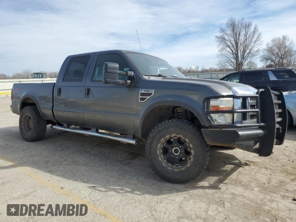 2008 Ford Super Duty F-250 SRW XL with VIN 1FTSW21R38EA63916, listed as a Copart auction lot 49290505 with 258,747 mi miles and Salvage Title. Bid and sale history available at carsss.com. Image 4.