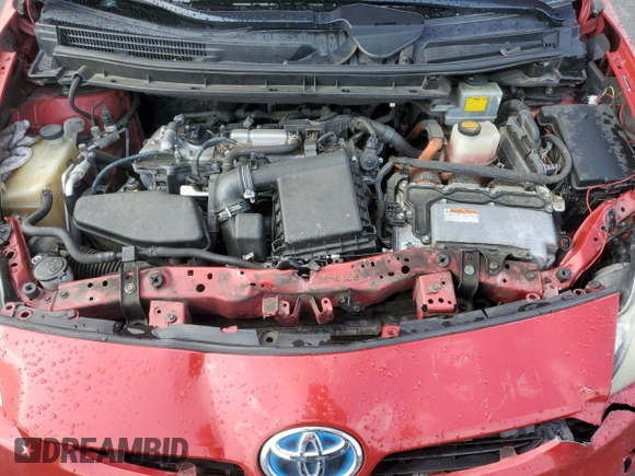 2011 Toyota Prius I with VIN JTDKN3DU8B1474686, listed as a Copart auction lot 51343785 with 287,264 mi miles and Salvage Title. Bid and sale history available at carsss.com. Image 11.