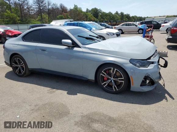 2024 BMW 2 Series 230i xDrive with VIN 3MW33CM0XR8E12183, listed as a Copart auction lot 59224654 with Not provided miles and Salvage title. Bid and sale history available at DreamBid. Image 4.