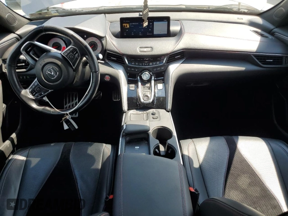 2021 Acura TLX w/A-Spec Package with VIN 19UUB6F51MA001449, listed as a Copart auction lot 61774275 with 83,036 mi miles and Salvage title. Bid and sale history available at DreamBid. Image 8.