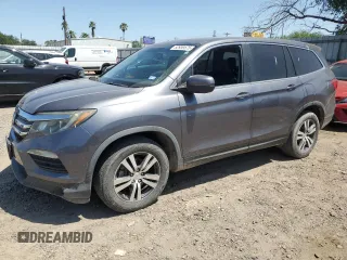 2016 Honda Pilot EX-L z VIN 5FNYF6H53GB105289, wystawiony jako Copart lot #52939575 z przebiegiem Nie podano mil oraz Szkoda całkowita • Salvage title. Historia ofert i sprzedaży dostępna na DreamBid. Obrazek 1.
