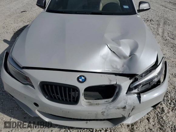 2016 BMW 2 Series M235i with VIN WBA1M1C52GV394052, listed as a Copart auction lot 82261594 with 83,979 mi miles and Salvage Title. Bid and sale history available at carsss.com. Image 11.