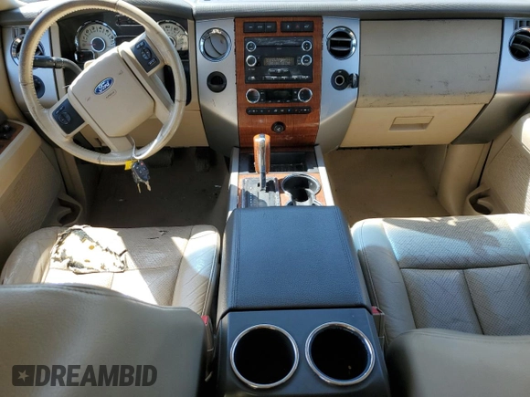 2010 Ford Expedition Eddie Bauer with VIN 1FMJU1H59AEB07563, listed as a Copart auction lot 51794165 with 254,692 mi miles and Salvage title. Bid and sale history available at DreamBid. Image 8.