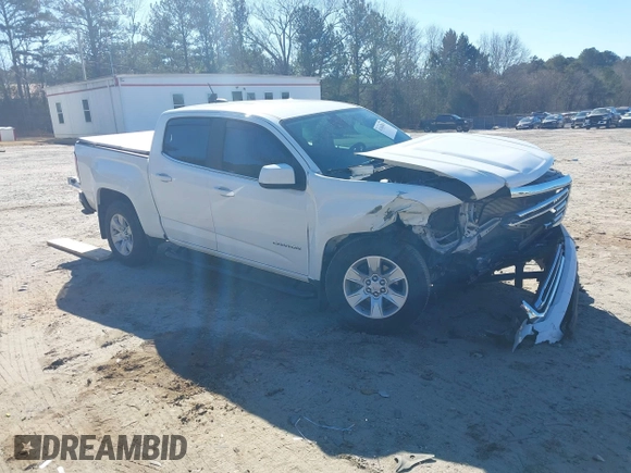 2015 GMC Canyon 2WD SLE with VIN 1GTG5BE32F1254150, listed as a IAAI auction lot 41380439 with 129,098 mi miles. Bid and sale history available at carsss.com. Image 1.