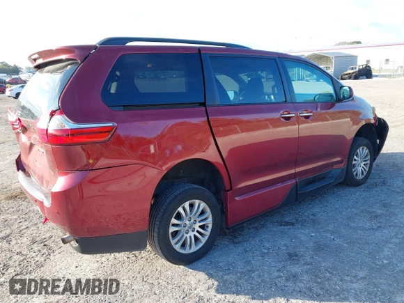 2016 Toyota Sienna XLE with VIN 5TDYK3DC8GS701072, listed as a IAAI auction lot 41154795 with 52,600 mi miles and . Bid and sale history available at DreamBid. Image 4.