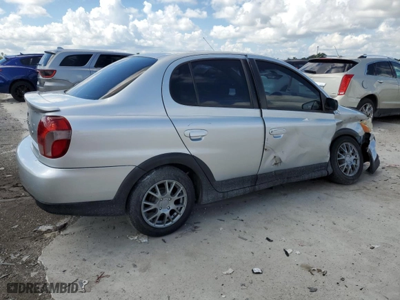 2001 Toyota ECHO with VIN JTDBT123210200750, listed as a Copart auction lot 71556034 with NaN miles and Salvage Title. Bid and sale history available at carsss.com. Image 3.