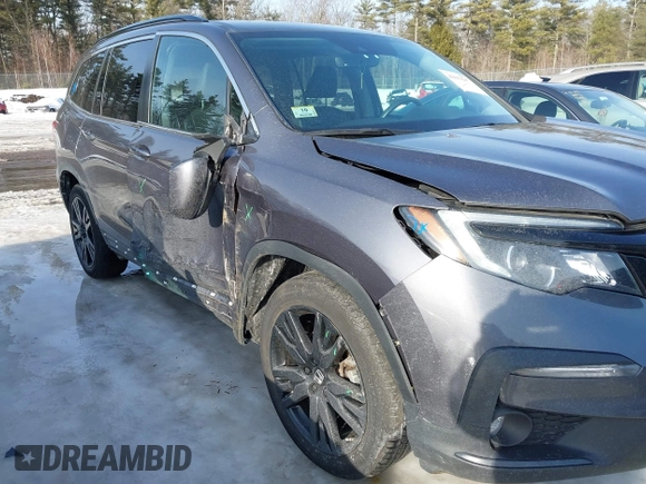 2022 Honda Pilot Special Edition with VIN 5FNYF6H27NB080710, listed as a IAAI auction lot 41612297 with 37,157 mi miles. Bid and sale history available at carsss.com. Image 18.