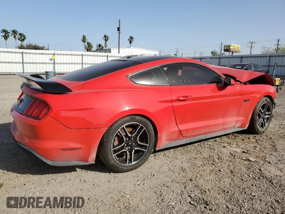 2018 Ford Mustang GT with VIN 1FA6P8CF6J5146398, listed as a Copart auction lot 47990095 with 69,463 mi miles and Salvage title. Bid and sale history available at DreamBid. Image 3.