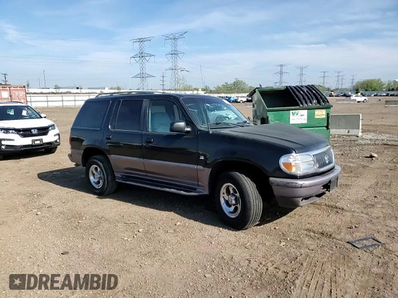 1997 Mercury Mountaineer with VIN 4M2DU55P5VUJ62435, listed as a Copart auction lot 60163465 with 105,646 mi miles and Salvage title. Bid and sale history available at DreamBid. Image 14.