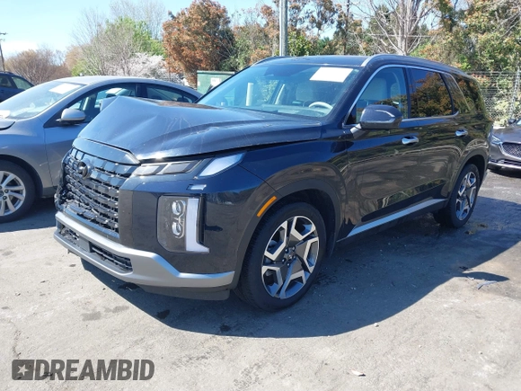 2024 Hyundai Palisade Limited z VIN KM8R5DGE2RU651701, wystawiony jako IAAI lot #41894978 z przebiegiem 38 461 mil mil oraz . Historia ofert i sprzedaży dostępna na DreamBid. Obrazek 17.