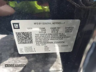 2020 Cadillac XT5 Premium Luxury AWD with VIN 1GYKNDRS9LZ152374, listed as a IAAI auction lot 42485326 with 43,828 mi miles and . Bid and sale history available at DreamBid. Image 9.