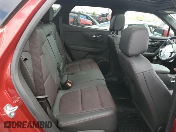 2024 Chevrolet Blazer RS with VIN 3GNKBKRS5RS194475, listed as a Copart auction lot 55123695 with 6,341 mi miles and Clean title. Bid and sale history available at DreamBid. Image 10.