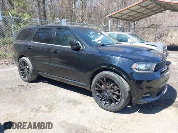 2019 Dodge Durango R/T with VIN 1C4SDJCTXKC745218, listed as a IAAI auction lot 41893969 with 87,837 mi miles. Bid and sale history available at carsss.com. Image 1.