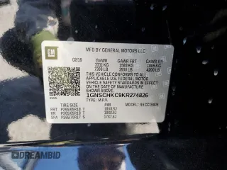2019 Chevrolet Suburban LT z VIN 1GNSCHKC9KR274826, wystawiony jako Copart lot #51349055 z przebiegiem 37 826 mil mil oraz Szkoda całkowita • Salvage title. Historia ofert i sprzedaży dostępna na DreamBid. Obrazek 13.