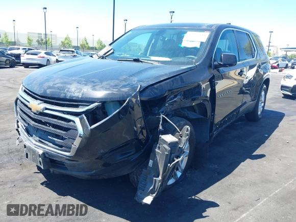 2019 Chevrolet Traverse LS z VIN 1GNERFKW3KJ222388, wystawiony jako IAAI lot #42225444 z przebiegiem 94 777 mil mil oraz . Historia ofert i sprzedaży dostępna na DreamBid. Obrazek 18.