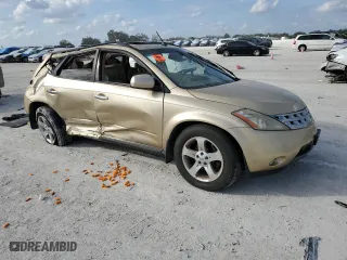 2003 Nissan Murano SL with VIN JN8AZ08W43W210268, listed as a Copart auction lot 44863295 with 0 mi miles and Salvage Title. Bid and sale history available at carsss.com. Image 4.