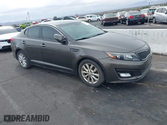 2014 Kia Optima EX with VIN 5XXGN4A79EG342071, listed as a IAAI auction lot 41732824 with Not Provided miles and . Bid and sale history available at carsss.com. Image 1.