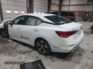 2022 Nissan Sentra SV with VIN 3N1AB8CV7NY245382, listed as a IAAI auction lot 41502382 with 44,634 mi miles. Bid and sale history available at carsss.com. Image 3.
