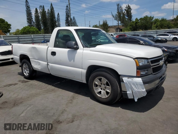 2006 Chevrolet Silverado 1500 Work Truck with VIN 1GCEC14X06Z279500, listed as a Copart auction lot 55018865 with 240,474 mi miles and Salvage Title. Bid and sale history available at DreamBid. Image 4.