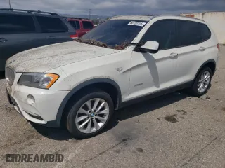 2013 BMW X3 xDrive28i with VIN 5UXWX9C50D0A24548, listed as a Copart auction lot 50700105 with 103,006 mi miles and Clean Title. Bid and sale history available at carsss.com. Image 1.