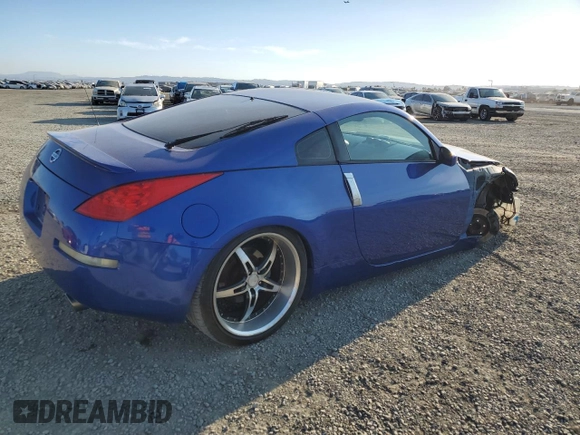 2007 Nissan 350Z with VIN JN1BZ34D07M504633, listed as a Copart auction lot 79049024 with 135,364 mi miles and Salvage Title. Bid and sale history available at DreamBid. Image 3.