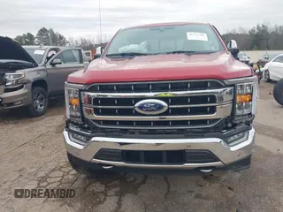 2021 Ford F-150 XL with VIN 1FTFW1E86MKD88763, listed as a IAAI auction lot 41742760 with 54,504 mi miles. Bid and sale history available at carsss.com. Image 6.