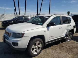 2016 Jeep Compass Sport with VIN 1C4NJDBB4GD511836, listed as a Copart auction lot 49989595 with 106,850 mi miles and Salvage Title. Bid and sale history available at carsss.com. Image 1.