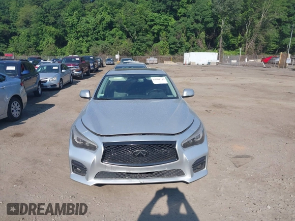 2014 Infiniti Q50 Premium with VIN JN1BV7AR4EM682593, listed as a IAAI auction lot 42581745 with 84,166 mi miles and . Bid and sale history available at DreamBid. Image 13.