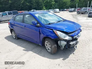 2013 Hyundai Accent GLS with VIN KMHCT4AE9DU500111, listed as a IAAI auction lot 42577058 with 155,388 mi miles and . Bid and sale history available at DreamBid. Image 1.