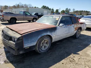 1986 Chevrolet Monte Carlo Sport SS с VIN 1G1GZ37H5GR136544, выставлен на аукционе Copart как лот 49601725 с пробегом 50 230 миль миль и Чистый • Clean title. История ставок и продаж доступна на DreamBid. Изображение 1.