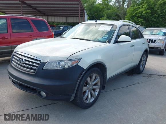 2004 Infiniti FX35 with VIN JNRAS08W34X220026, listed as a IAAI auction lot 42058535 with 168,328 mi miles. Bid and sale history available at carsss.com. Image 2.