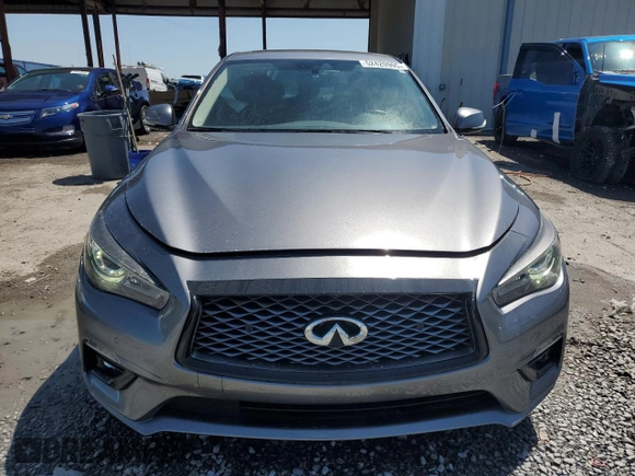 2021 Infiniti Q50 3.0t LUXE with VIN JN1EV7BP4MM704889, listed as a Copart auction lot 52420905 with 43,616 mi miles and Non Repairable. Bid and sale history available at carsss.com. Image 5.