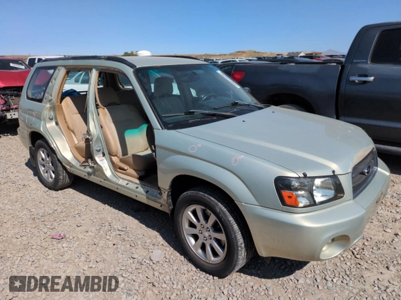 2005 Subaru Forester XS with VIN JF1SG65635H714028, listed as a Copart auction lot 58395405 with 98,134 mi miles and Salvage title. Bid and sale history available at DreamBid. Image 4.
