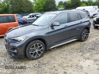2021 BMW X1 xDrive28i with VIN WBXJG9C03M5T91981, listed as a Copart auction lot 58195695 with 52,341 mi miles and Salvage title. Bid and sale history available at DreamBid. Image 1.