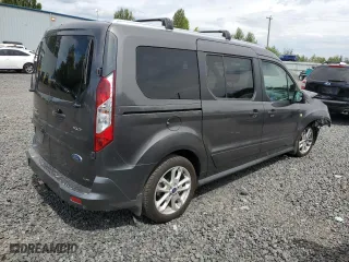2017 Ford Transit Connect Wagon XLT with VIN NM0GS9F74H1301052, listed as a Copart auction lot 67001674 with 75,754 mi miles and Salvage Title. Bid and sale history available at carsss.com. Image 3.