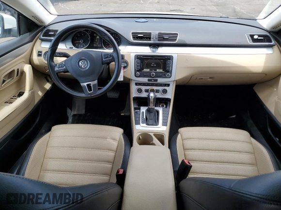 2013 Volkswagen CC Sport with VIN WVWBN7AN8DE509193, listed as a Copart auction lot 65256984 with 62,211 mi miles and Salvage Title. Bid and sale history available at carsss.com. Image 8.