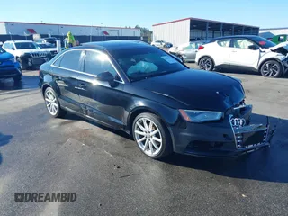2016 Audi A3 2.0T Premium Plus with VIN WAUE8GFF4G1058228, listed as a IAAI auction lot 41489989 with 157,514 mi miles. Bid and sale history available at carsss.com. Image 1.