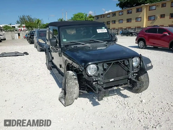 2022 Jeep Wrangler Unlimited Willys with VIN 1C4HJXDN2NW128081, listed as a Copart auction lot 61165615 with 28,525 mi miles and Salvage title. Bid and sale history available at DreamBid. Image 13.