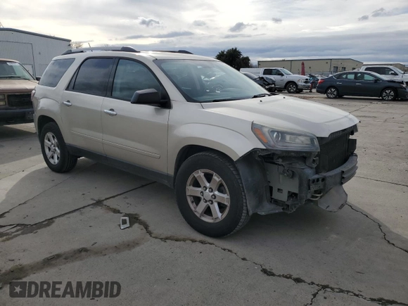 2014 GMC Acadia SLE with VIN 1GKKRNED9EJ327557, listed as a Copart auction lot 43645565 with 184,147 mi miles and Salvage Title. Bid and sale history available at carsss.com. Image 4.