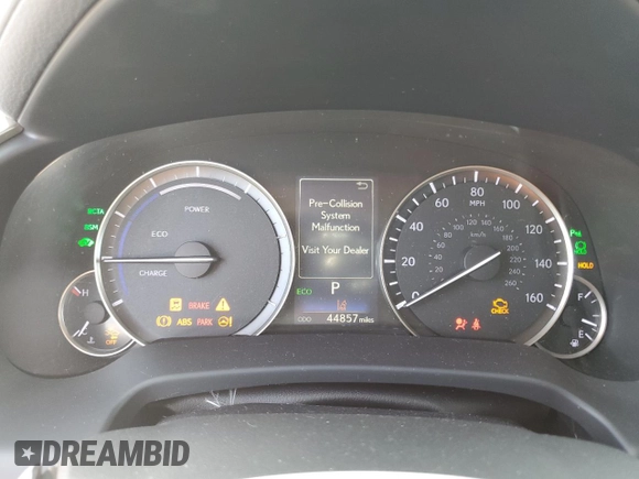 2019 Lexus RX with VIN JTJDGKCA1K2007282, listed as a Copart auction lot 49535815 with 44,857 mi miles and Salvage Title. Bid and sale history available at carsss.com. Image 9.