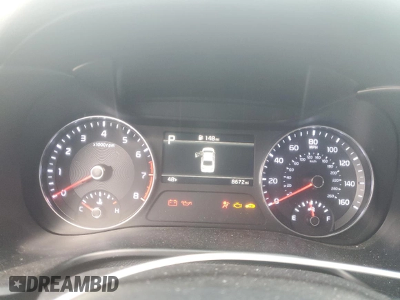 2024 Kia Forte LXS with VIN 3KPF24AD9RE784051, listed as a Copart auction lot 46370625 with 8,672 mi miles and Salvage Title. Bid and sale history available at DreamBid. Image 9.