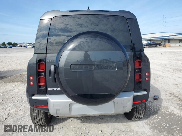 2024 Land Rover Defender S with VIN SALEJ6EX0R2253776, listed as a Copart auction lot 58965225 with 6,926 mi miles and Salvage title. Bid and sale history available at DreamBid. Image 6.