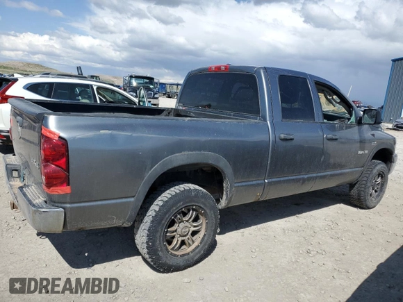 2008 Dodge 1500 SLT with VIN 1D7HU182X8J194812, listed as a Copart auction lot 51663295 with 192,284 mi miles and Salvage Title. Bid and sale history available at DreamBid. Image 3.