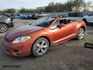 2007 Mitsubishi Eclipse GS with VIN 4A3AL25F07E048807, listed as a Copart auction lot 44037175 with 175,217 mi miles and Salvage Title. Bid and sale history available at carsss.com. Image 1.