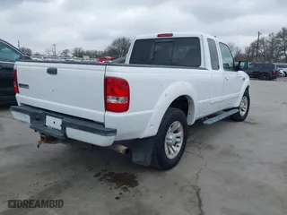 2008 Ford Ranger XLT with VIN 1FTYR44U08PA20295, listed as a IAAI auction lot 41669230 with 65,184 mi miles. Bid and sale history available at carsss.com. Image 4.