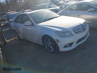 2009 Mercedes-Benz C-Class 3.0L Sport with VIN WDDGF54X09F235581, listed as a IAAI auction lot 41398115 with 146,740 mi miles. Bid and sale history available at carsss.com. Image 1.